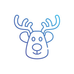 Reindeer vector icon