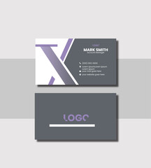 Business card design template,Creative and Clean Business Card Template. editable Design.
