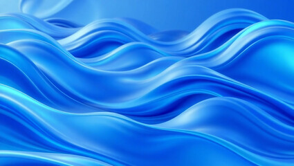 Obraz premium illustration of a blue waves 