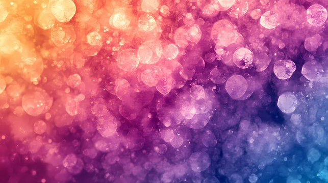 Blurred solarized ombre seamless texture. trendy soft multicolor digital lens flare gradient style. modern trendy fashion print. generative ai. Threnody. Illustration