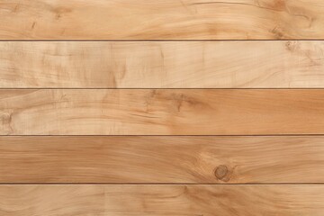 Fototapeta premium Natural light brown wood planks show seamless wood grain pattern. Horizontal planks create classic texture background. Design ideas for flooring wall panels. Warm, rustic style for interiors.