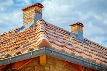 Roof insulation sheet for heat and sound protection