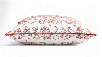 Cozy Close-Up of Elegant Decorative Pillow with Intricate Design for Home Interiors