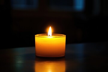 Candle on Table