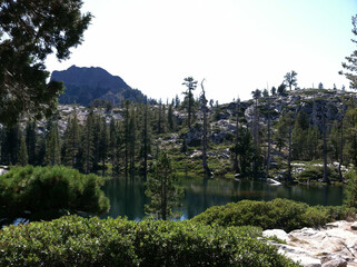 Scenic Lake in California