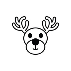 Reindeer vector icon