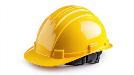 Fototapeta premium Yellow Hard Hat Safety Helmet 