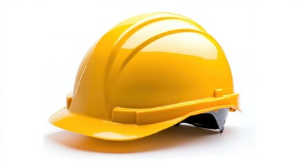 Fototapeta premium Yellow Hard Hat Safety Helmet 
