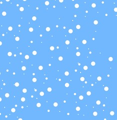 background with bubbles snow flakes
