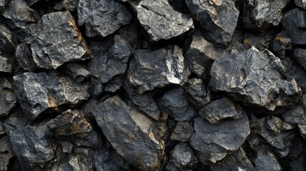 Dark Grey Rough Rock Surface Texture