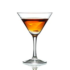 cocktail glass isolated on white background