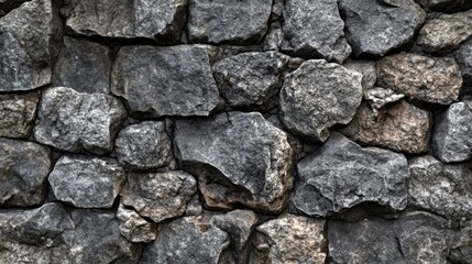 Obraz premium Rough Grey Stone Wall Texture Background