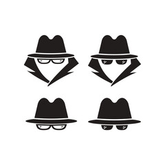 Spy Icon Set Vector Design.