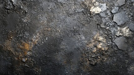 Dark Grey Textured Surface With Gold Accents