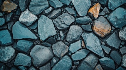 A Collection Of Dark Grey And Brown Rocks