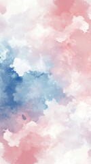 Obraz premium A pastel gradient mystical fantasy cloudscape, infusing a sense of wonder and the fantastical into the fabric of everyday life.