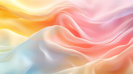 Obraz premium Ethereal ascent: shimmering pastels, ethereal gradients, upward movement. Celestine. Illustration