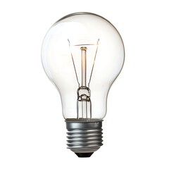 light bulb isolated on white background 
