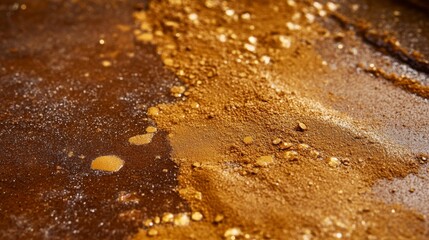 Obraz premium Abstract Gold and Brown Glitter Texture