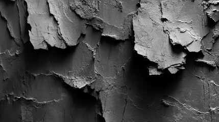 Obraz premium Abstract Grey Textured Surface Showing Cracks and Unevenness