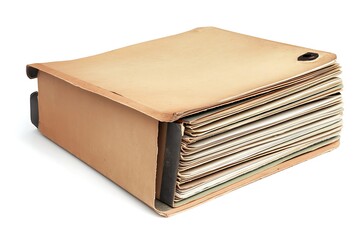 file folder isolated on white background 