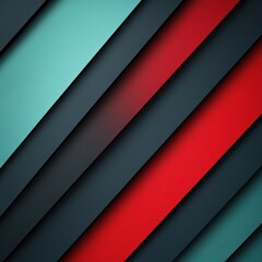 Fototapeta premium Black and red striped background with a blue stripe.