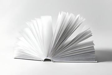 vintage book isolated on white background 