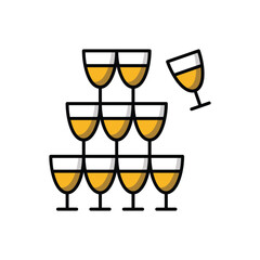 Wine Glass Tower