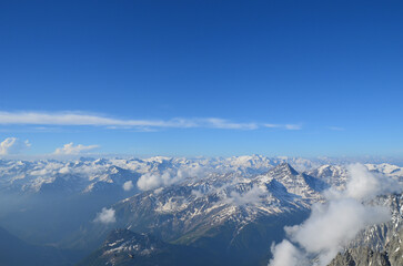 From the top station of the Mont Blanc cable car, enjoy breathtaking views of Europe&rsquo;s highest peaks, vast glaciers, and valleys below. A spectacular panorama of the Alps unfolds in every direction.