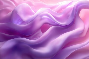 Fototapeta premium A soft, flowing abstract design in shades of pink and purple, evoking a sense of calm.
