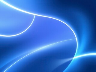 Obraz premium Abstract white futuristic background with glowing neon lights and smooth curves, futuristic, digital, background