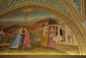 Naklejka premium Church of the Visitation. Ein Karen in Israel.