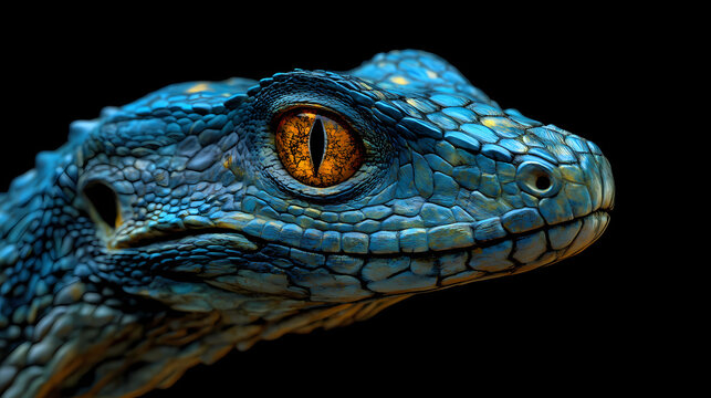 The basilisk an ai generated image. Basilisk. Illustration