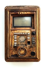 atm machine isolated on white background