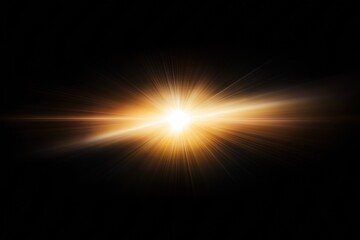 Obraz premium A bright light is shining on a dark background. The light is so bright that it is almost blinding