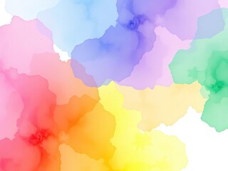 Obraz premium A bundle set of vibrant watercolor backgrounds perfect for business card or flyer templates, modern, creative, abstract