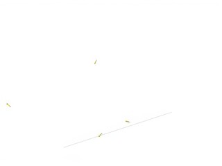 A single isolated flyer mockup template on a white background, presentation, paper