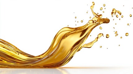 A stunning and dynamic gold oil splash abstract background that captivates with beauty and elegance