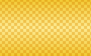 市松模様の金色グラデーション背景素材