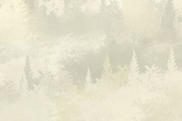 Obraz premium Abstract Forest Illustration