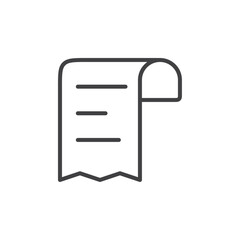 Bill icon Vector logo set flat