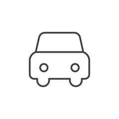 Car icon Vector logo set flat