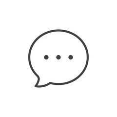 Chat icon Vector logo set flat
