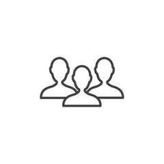 community icon Vector logo set flat