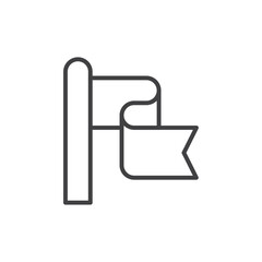 Flag icon Vector logo set flat