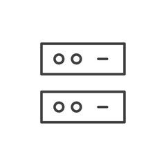 Memory drives icon Vector logo set flat