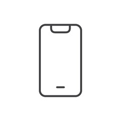 Mobile icon Vector logo set flat