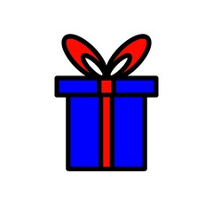 gift box with ribbon