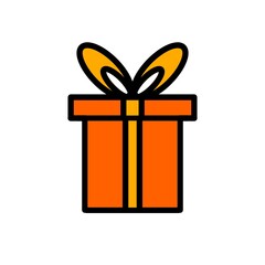 gift box with ribbon