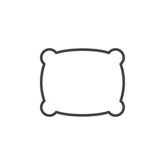Pillow icon Vector logo set flat